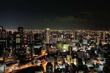 Magníficas Vistas Noturnas de Osaka